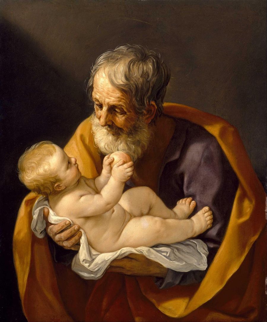 Św. Józef z Dzieciątkiem Jezus – Guido Reni